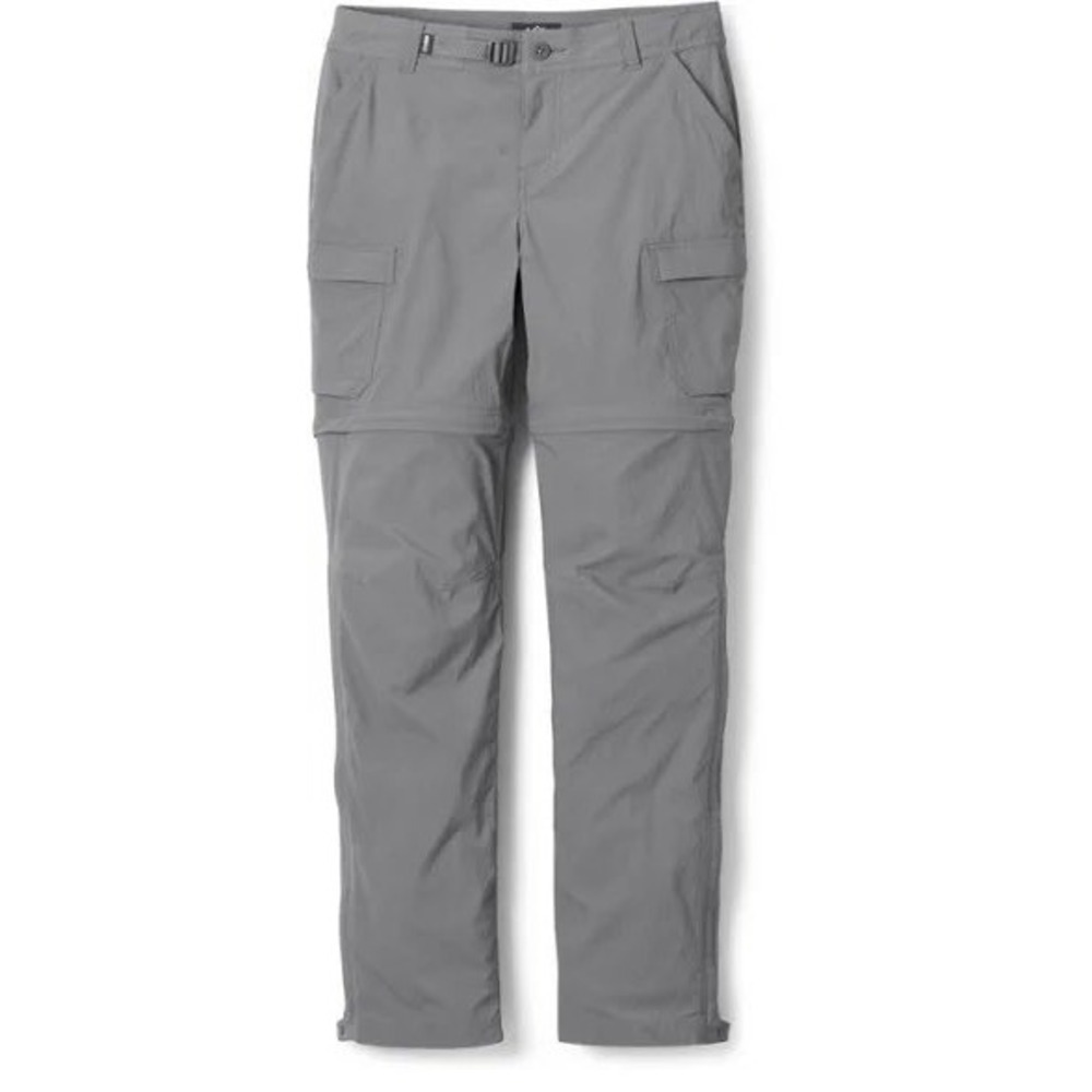 REI Co-op Sahara Women's 8 Gray Convertible Hiking Trail Pants Relaxed Fit Cargo